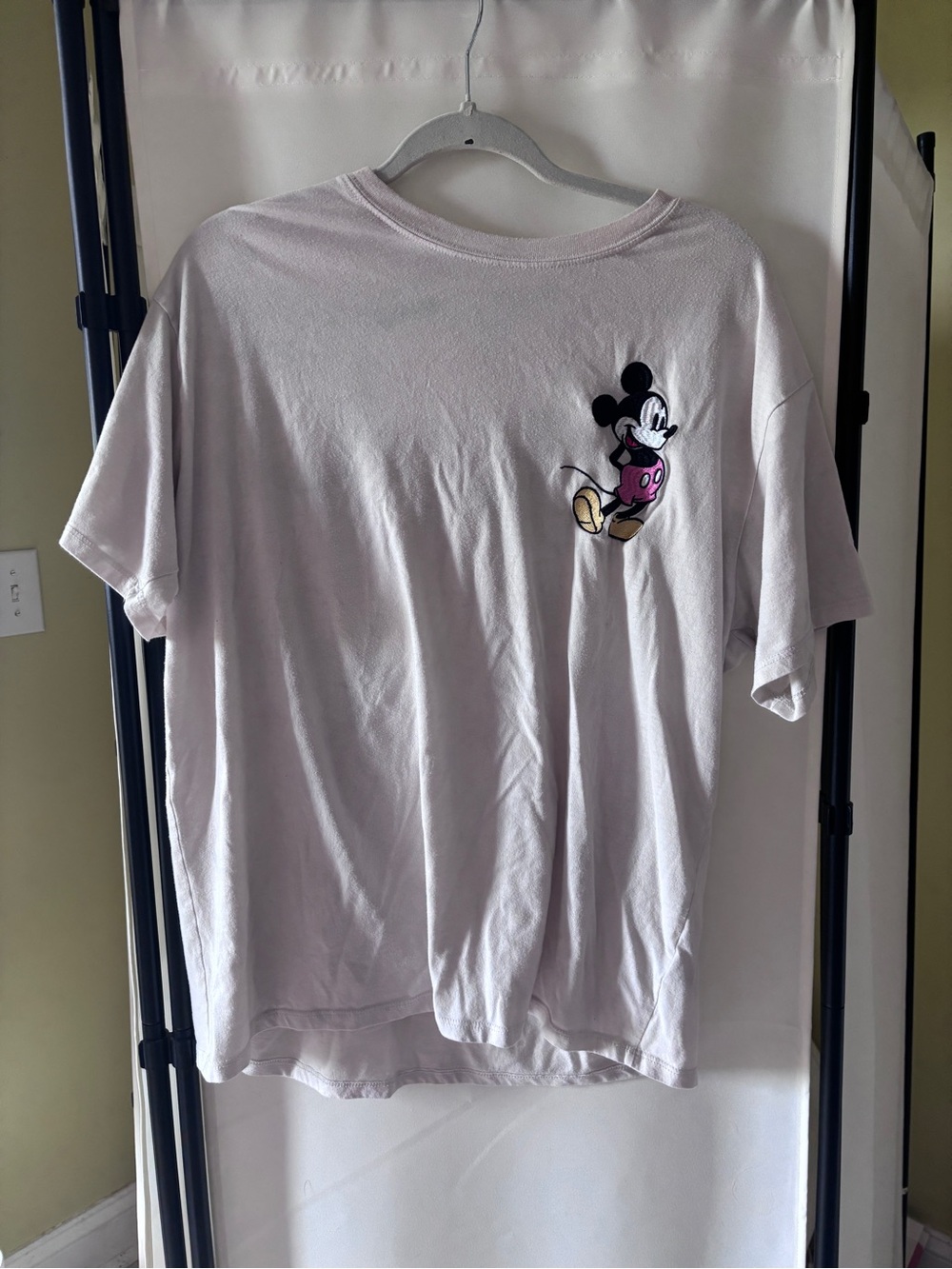 Disney Cream Tee with Black Logo